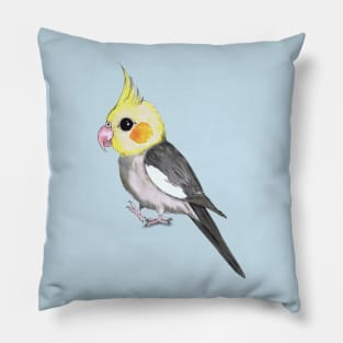 Very cute cockatiel Pillow