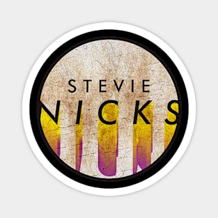 STEVIE NICKS - VINTAGE YELLOW CIRCLE Magnet