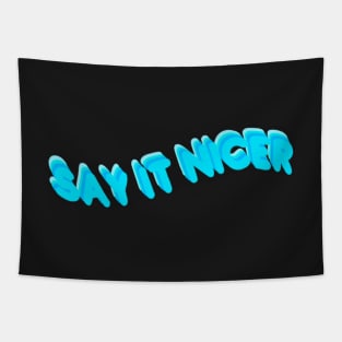 “Say It Nicer” Hunter Biden Recovery Quote Tapestry