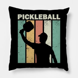 Pickleball Vintage Distressed Retro Player Pillow