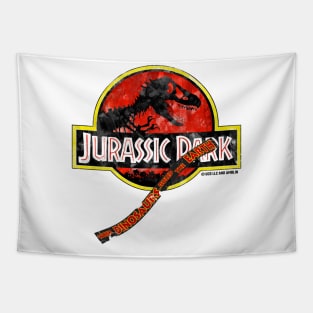 Park Logo when Dinosaurs Ruled the Earth Tapestry