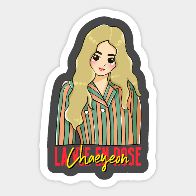 La Vie En Rose Lee Chaeyeon Izone Aufkleber Teepublic De