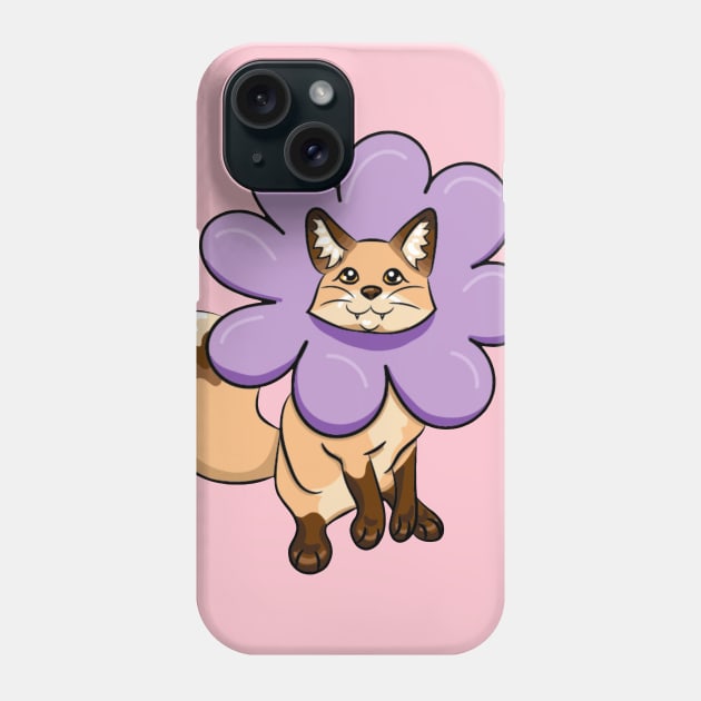 Sunny the Fox Flower Phone Case by Lady Lilac