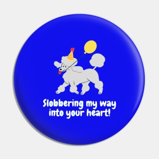 Slobbering my way into your heart! Pin