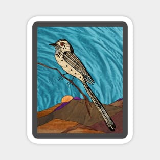 Robot Scissortail Flycatcher Magnet