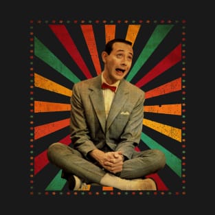 Pee wee herman action // Vintage Style T-Shirt