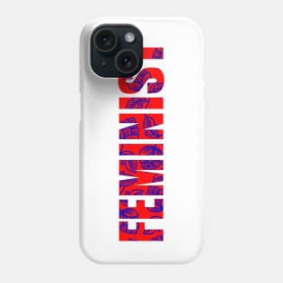 Feminist red Phone Case