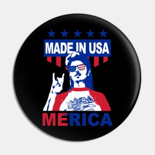 Made In USA Merica Movie Gifts Pin