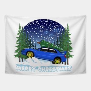 Impreza WRX STI Christmas Tapestry