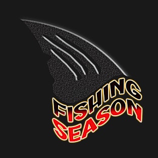 Fishing Seasone-sharks hunters T-Shirt