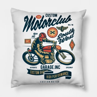 Custom Motorclub south west Pillow