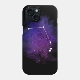 Aries constellation on black Phone Case