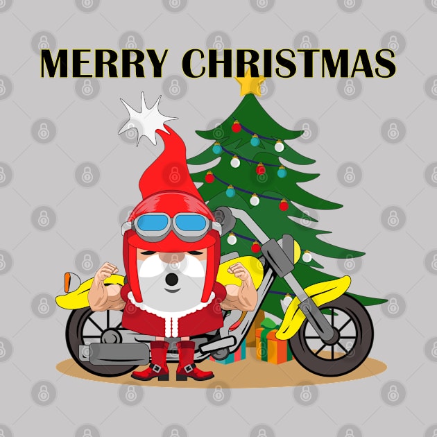 Biker Santa by GilbertoMS