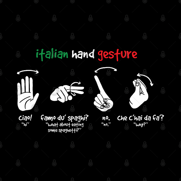 Italian Hand Gestures meaning by Aldebaran