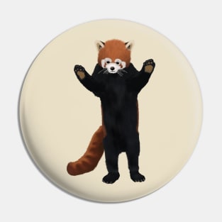 Red panda Pin