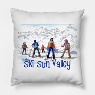 Ski Sun Valley, Idaho Pillow