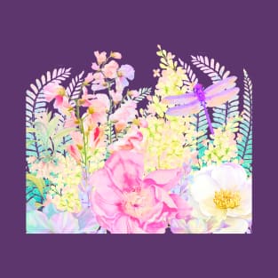 Spring Afternoon II Dreamy Flower Garden T-Shirt