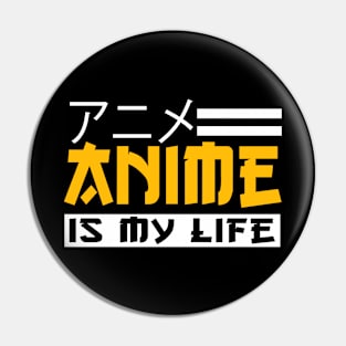 Anime Is My Life Merch Anime Girl Cosplay Otaku Gift Anime Pin