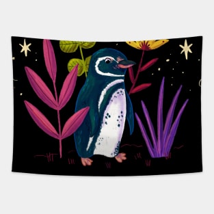 Galapagos Penguin Tapestry