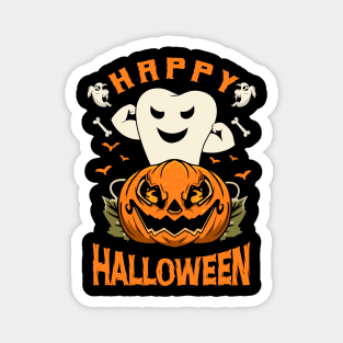 Dental Spooky Happy Halloween Dentist Magnet