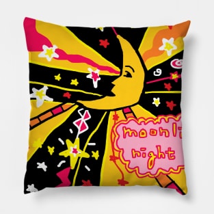 moonlit night Pillow