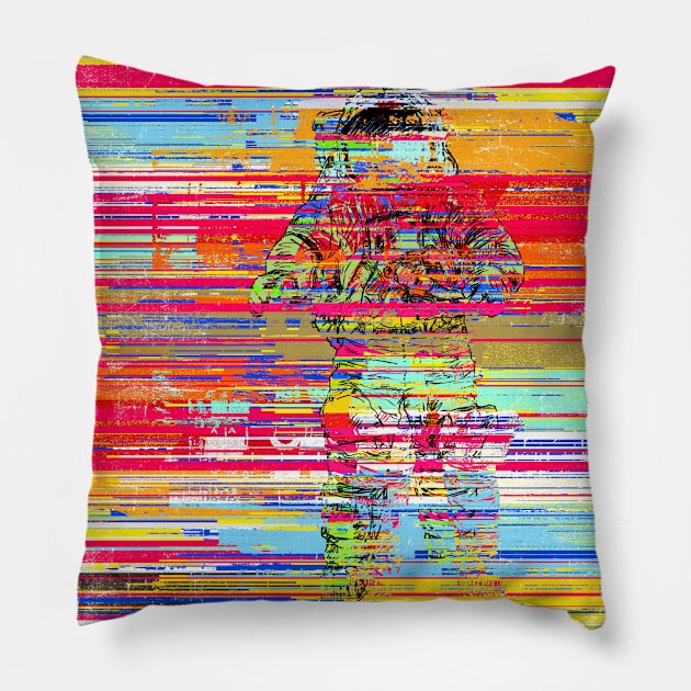 Storm of colors Pillow by bulografik