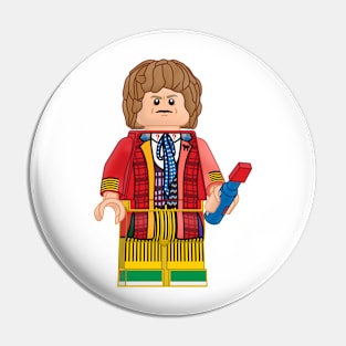 Lego Sixth Doctor Pin