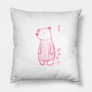 sad bear Pillow