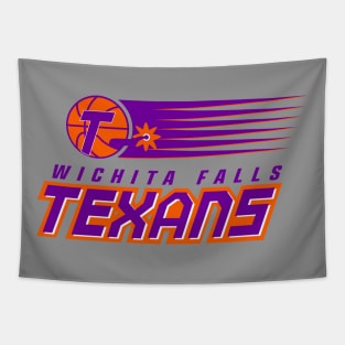 Defunct Wichita Falls Texans CBA Basketball 1988 Tapestry