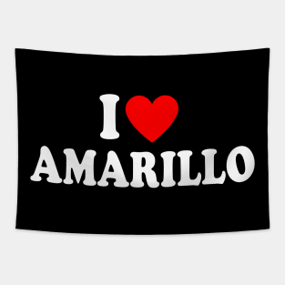 I Heart Amarillo City Tapestry