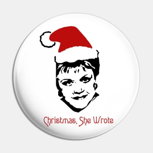 Christmas She Wrote Angela Lansbury Murder Christmas Pin