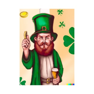 St Patrick Painting T-Shirt