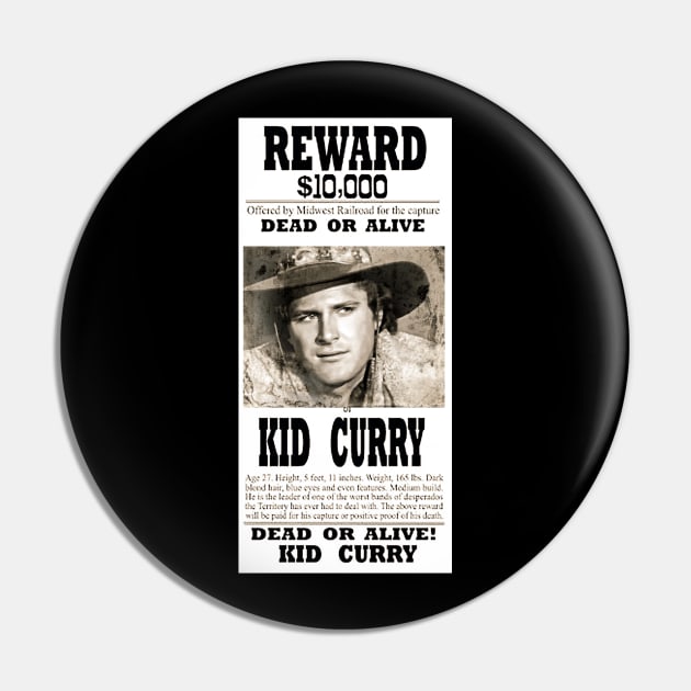 Wanted Kid Curry Pin by WichitaRed