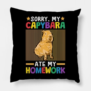 Sorry, My Capybara Ate My Homework Pillow