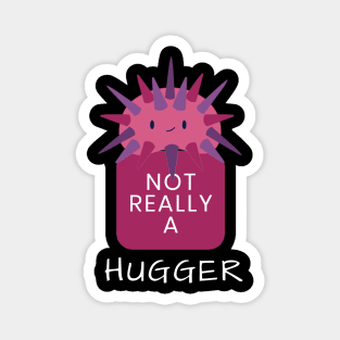 Not really a hugger, cute sea urchin Magnet