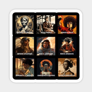 Icons of Black History - Women's Edition Magnet