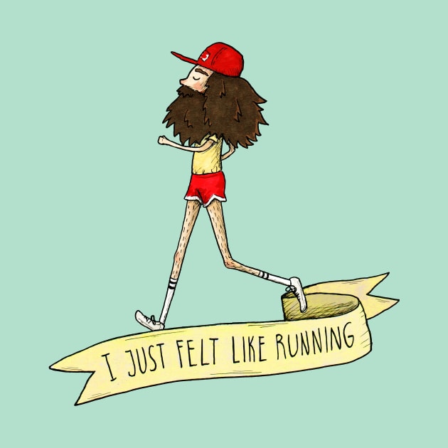 I just felt like running by agrapedesign