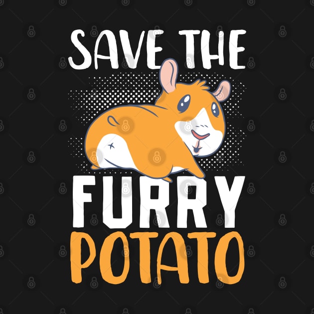 Save The Furry Potato  Guinea Pig  Small Cute Pets by Caskara