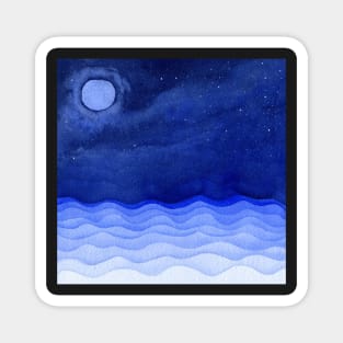 Night Ocean Magnet