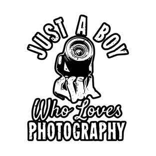 just a boy who loves photography T-Shirt