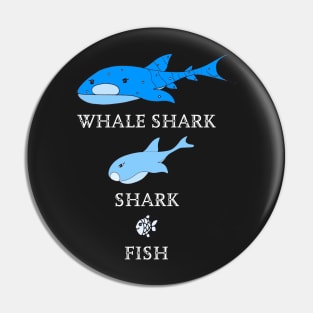 Giant Whale Shark for Shark Lovers Pin