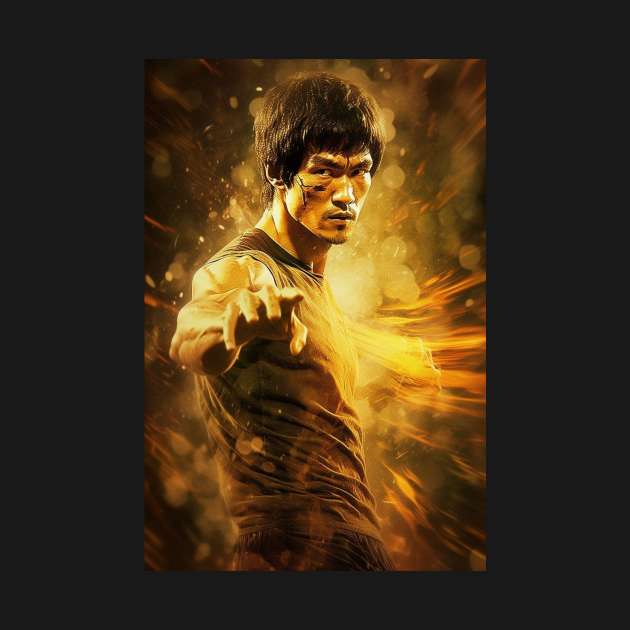 Bruce Lee face