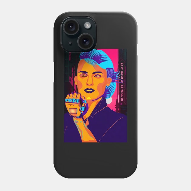 Cyber chick 006 Phone Case by GreyMatter