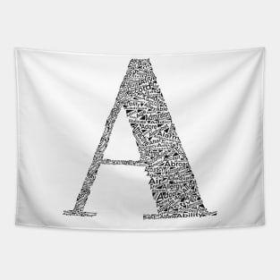 Letter A Tapestry