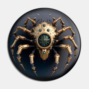 Steampunk Spider Pin