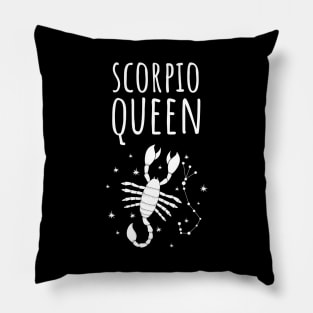 scorpio queen Pillow