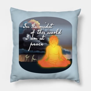 At Peace-woman Pillow