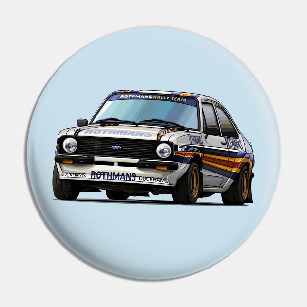 Ford Escort MK2 Rothmans Pin by Mario Ramos Rally Art