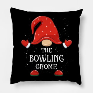 The Bowling Gnome Matching Family Group Christmas Pajama Pillow