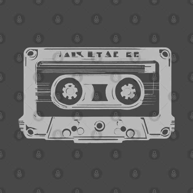 Retro Cassette Tape by Sloat